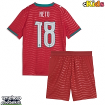 Portugal Pedro Neto #18 Replica Home Minikit World Cup 2026 Short Sleeve (+ pants)